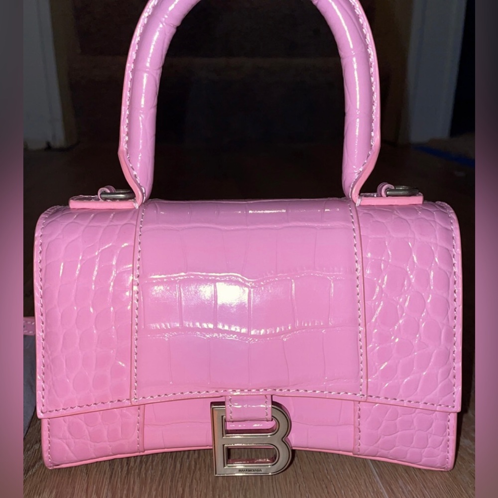 Pink Balenciaga Hourglass xs